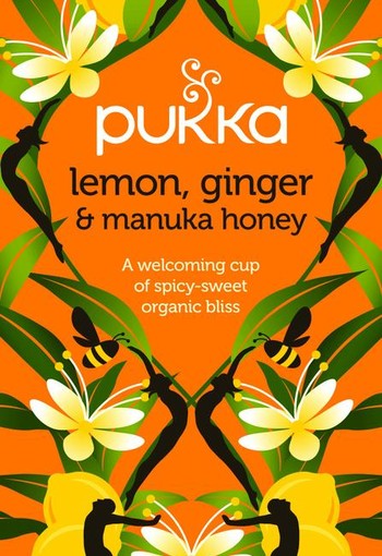 Pukka Org. Teas Lemon ginger manuka honey bio (20 Zakjes)