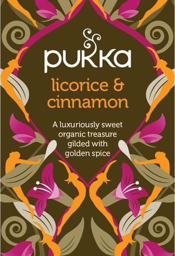 Pukka Org. Teas Licorice & cinnamon thee bio (20 Zakjes)
