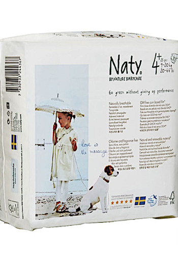 Naty Na­tu­re Ba­by­ca­re Lui­ers maxi plus 4+ /24 stuks