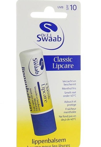 Dr Swaab Lippenbalsem classic (5 Gram)