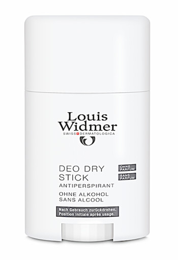 Louis Widmer Deo Dry Stick Antiperspirant zonder parfum Deodorant Stick 50 ml