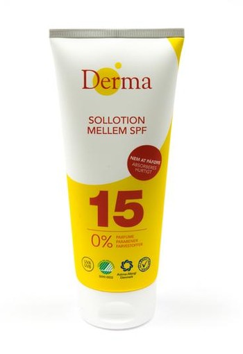 Derma Sun lotion SPF 15 (200 Milliliter)