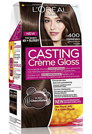 L’Oréal Paris Casting Crème Gloss 400 -Middenbruin - Haarverf