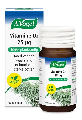 A Vogel Vitamine D3 25ug (100 Tabletten)