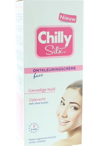 Chilly Silx Ontkleuringscreme gezicht (75 Milliliter)