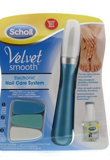 Scholl Velvet smooth electronic nail care (1 Stuks)