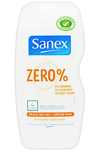 Sanex Ze­ro% dro­ge huid dou­che­gel 250 ml