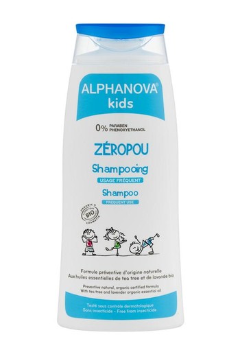 Alphanova Kids Zeropou shampoo preventie hoofdluis (200 Milliliter)