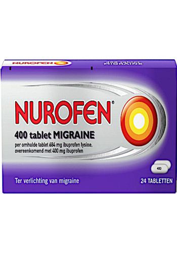 Nu­ro­fen Mi­grai­ne 400 mg 24 stuks