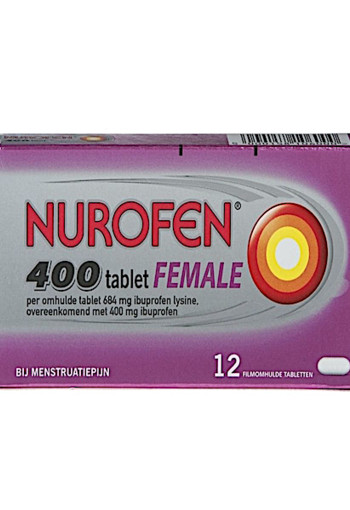 Nurofen Female 400mg Ibuprofen Pijnstillers 12st