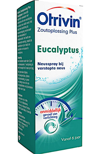 Otri­vin Zout­op­los­sing plus eu­ca­lyp­tus  20 ml