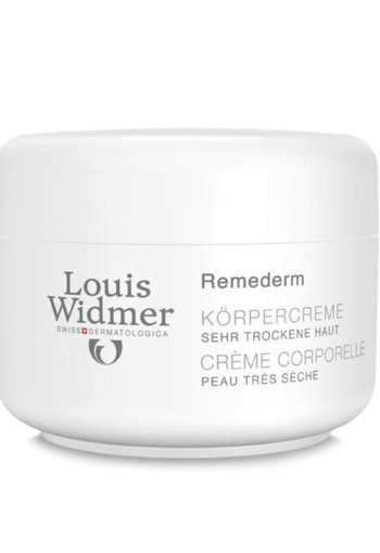 Louis Widmer Remederm Lichaamscrème - Zonder Parfum Lichaamsverzorging 250 ml