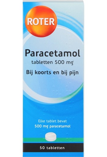 Roter Paracetamol 500 mg (50 Tabletten)