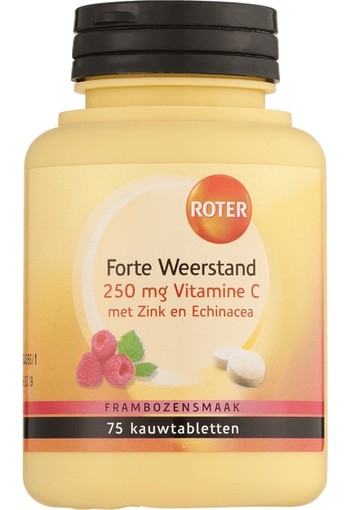 Roter Vitamine C weerstand forte 250 mg (75 Tabletten)