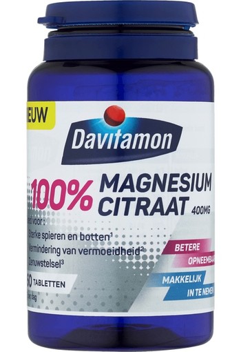 Davitamon Magnesium Citraat Tabletten 60 stuks