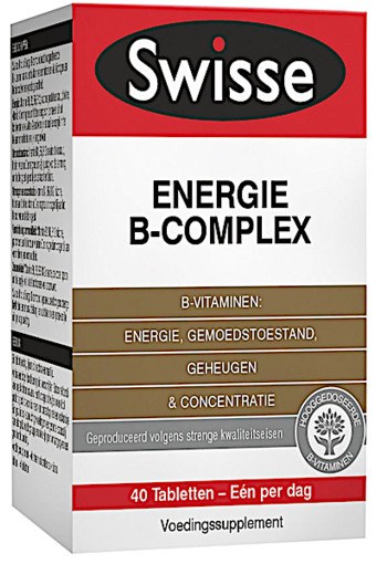 Swis­se Ener­gie B-com­plex ta­blet­ten 40 stuks