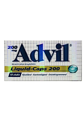Advil Reliva liquid caps 200 (10 Capsules)