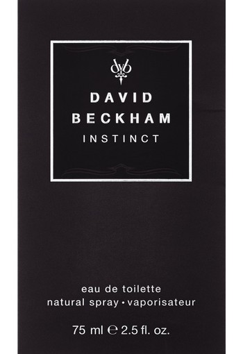 David Beckham Instinct Men Eau De Toilette For Him 75 ml