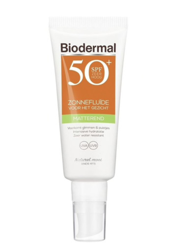 Biodermal Matterende zonnefluid SPF50+ (40 ml)