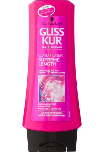 Schwarzkopf Gliss Kur Conditioner Supreme Length 200 ml