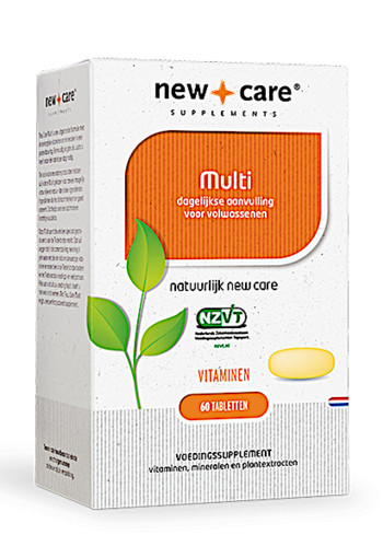 New Care Multi dagelijkse aanvulling voor volwassenen Inhoud  60 tabletten