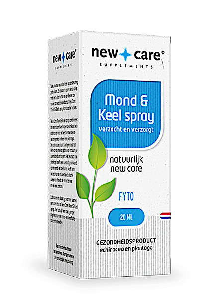 New Care Mond & Keel spray verzacht en verzorgt Inhoud  20ml