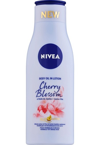 Nivea Body oil lotion cherry blossom & jojoba (200 ml)