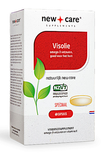 New Care Visolie omega-3 vetzuren, goed voor het hart Inhoud  60 capsules