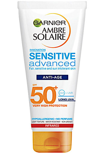 Garnier Am­bre So­lai­re Sen­si­ti­ve age pro­tec­ti­on SPF 50 100 ml