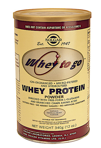 Solgar Whey to Go Protein Vanilla 340 gram