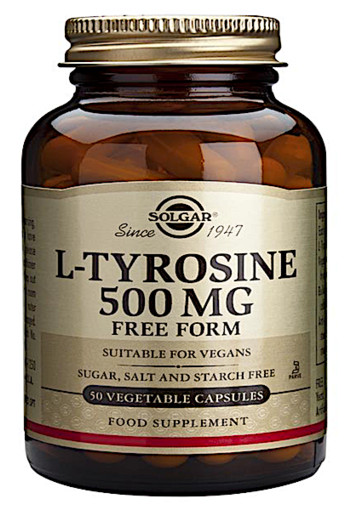 Solgar L-Tyrosine 500mg (50 capsules)
