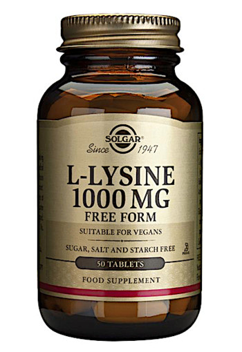 Solgar L-Lysine 1000mg (50 tabletten)