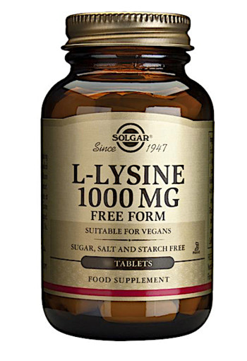 Solgar L-Lysine 1000mg (100 tabletten)