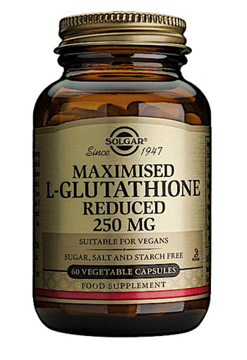 Solgar Maximised L-Gluthathione Reduced 250mg (60 capsules)