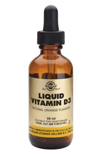 Solgar Liquid Vitamin D-3 (Vloeibare vitamine D-3, Natuurlijke sinaasappelsmaak) (59 ml.)