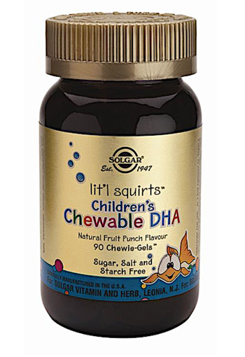 Solgar Lit'l Squirts Children's Chewable DHA (90 kauwbare softgels)