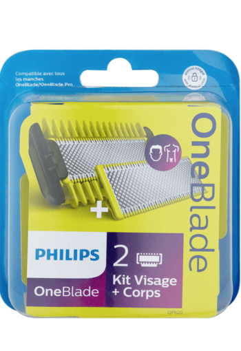 Philips OneBlade Face + Bodykit QP620/50 - Vervangmesjes