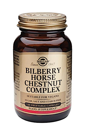 Solgar Vitamins Bilberry Horse Chestnut Complex (60 capsules)