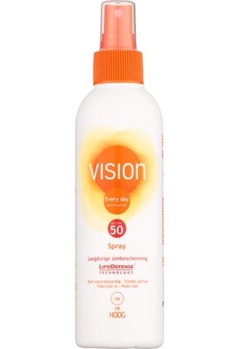 Vision Every Day Langdurige Zonbescherming Spray SPF50 200ml