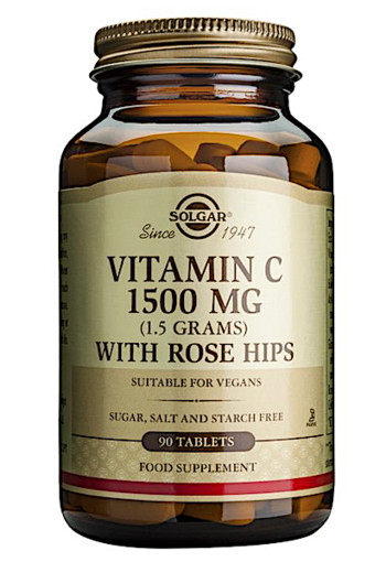 Solgar Vitamins Vitamin C with Rose Hips 1500mg (90 tabletten)
