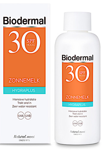 Biodermal Zonnemelk Hydraplus Factor(spf)30