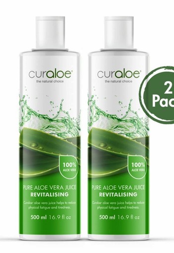 Curaloe® Health line - Pure Aloe Vera Juice  / 500ml - 2 pack