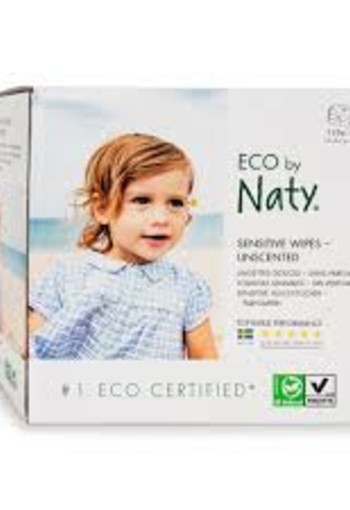 Eco by Nature babylotiondoekjes 56 DOOS VAN 3 ( 168 stuks )