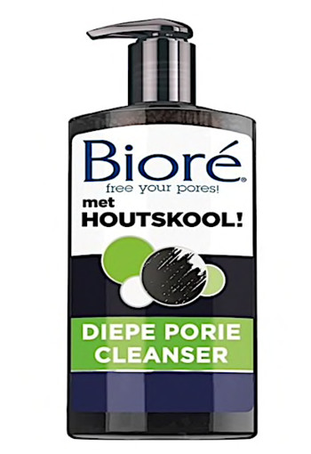 Biore cleanser met houtskool - 200 ml