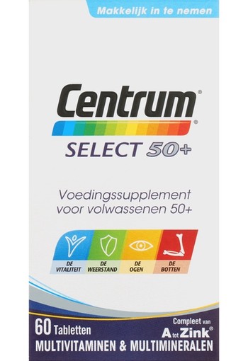 Centrum Select 50+ Tabletten 60 stuks