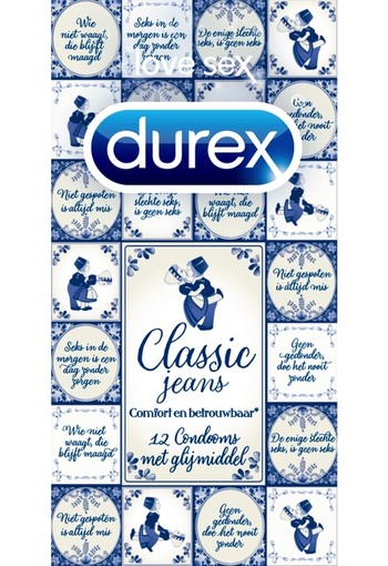 Durex Classic Jeans Condooms 12 stuks