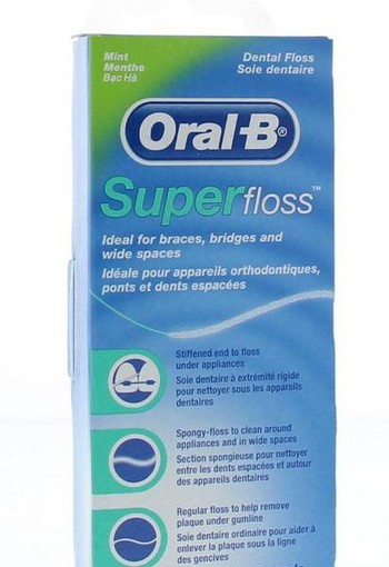 Oral B Floss super regular (50 Stuks)
