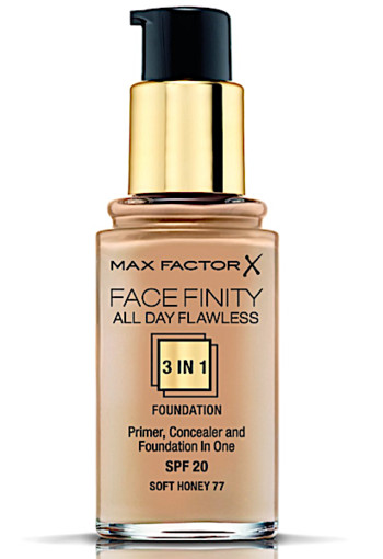  Max Factor Facefinity All Day Flawless 3-in-1 Liquid Foundation - 77 Soft Honey