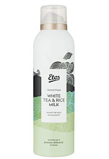 Etos Showerfoam whi­te tea & ri­ce milk 200 ml