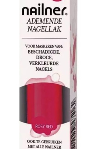 Nailner Nagellak rosy red (8 Milliliter)